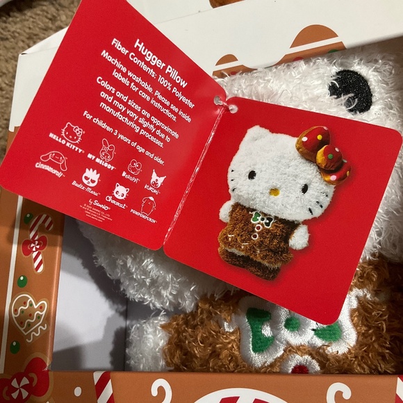 Sanrio Hello Kitty Gingerbread Hug Pillow - Picture 9 of 16